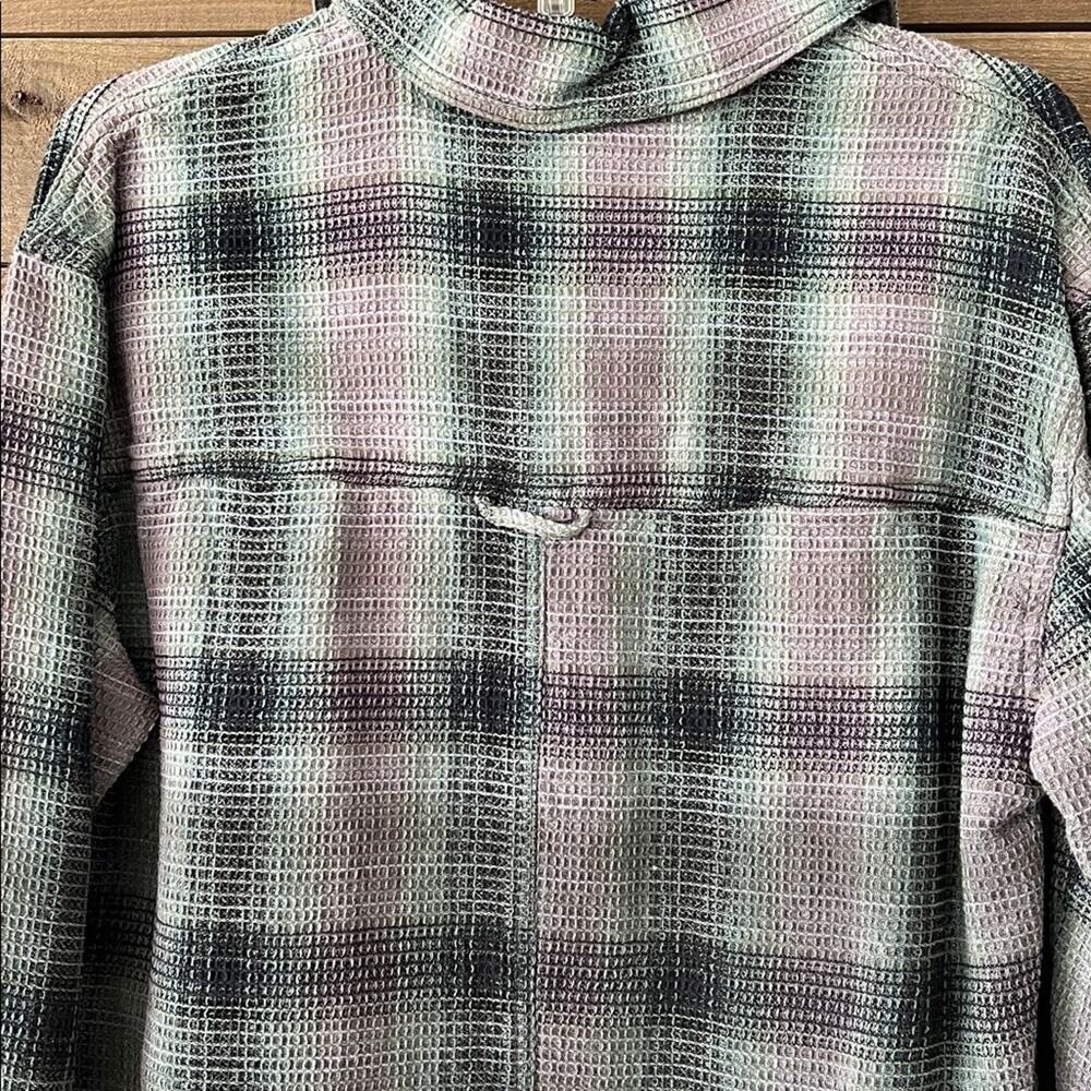 NWT Free People We the Free Women's Anneli Plaid Shirt Jacket Spanish Plaid XS - Picture 6 of 8